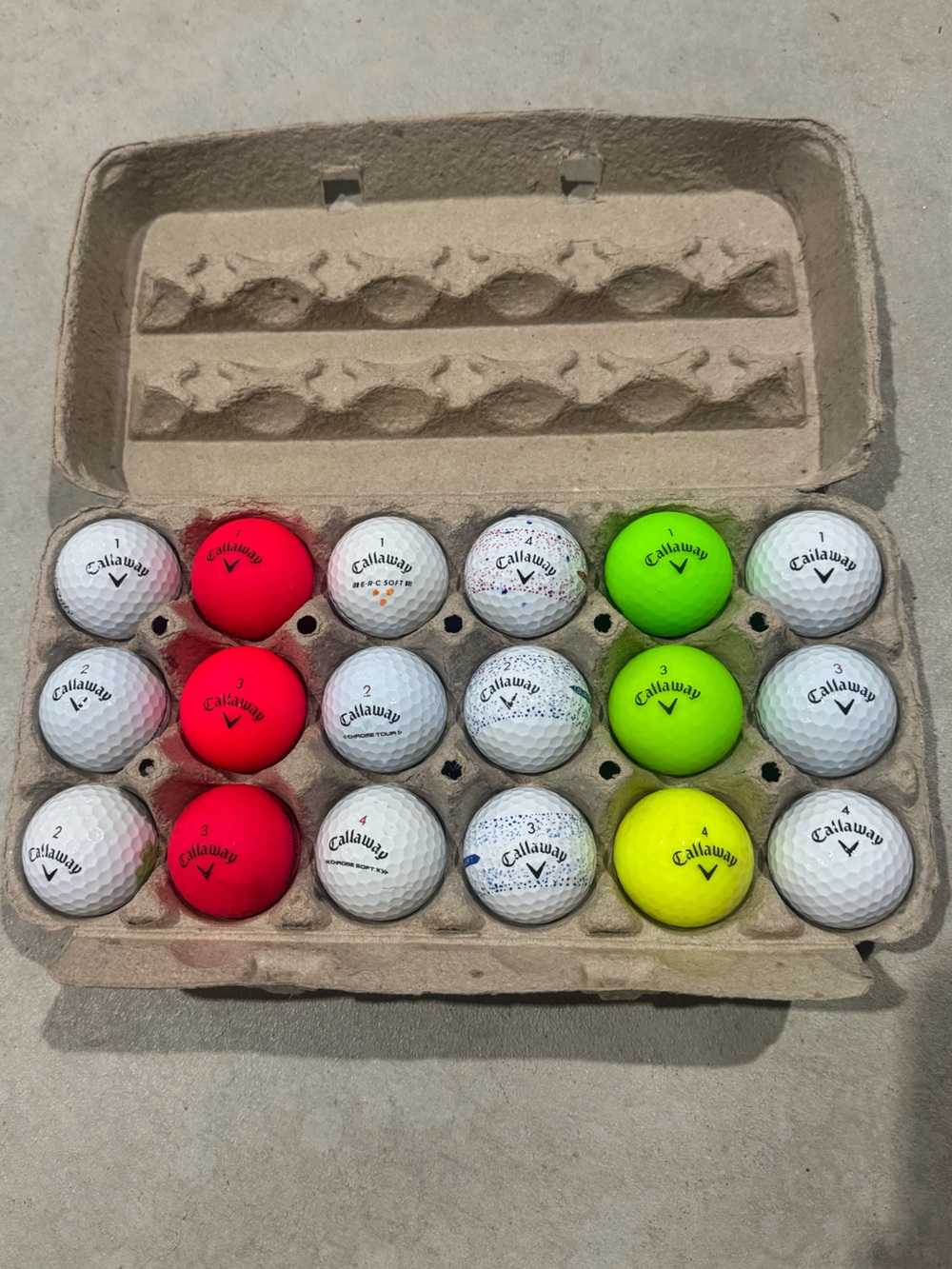 Callaway Golf Balls - 18 Balls